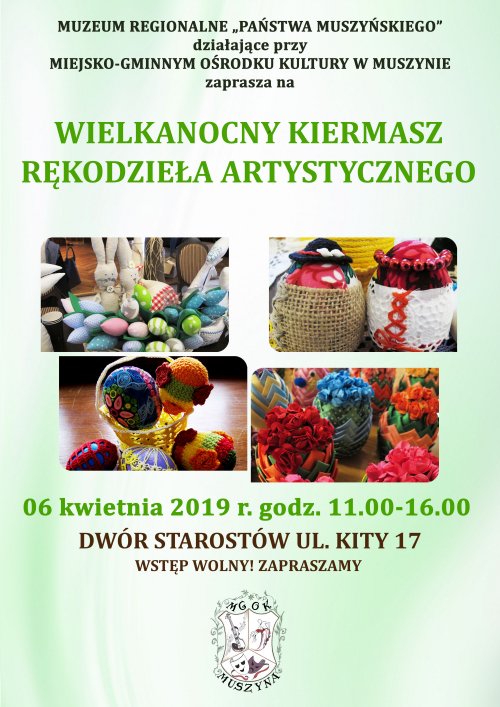 Wielkanocny kiermasz rękodzieła artystycznego