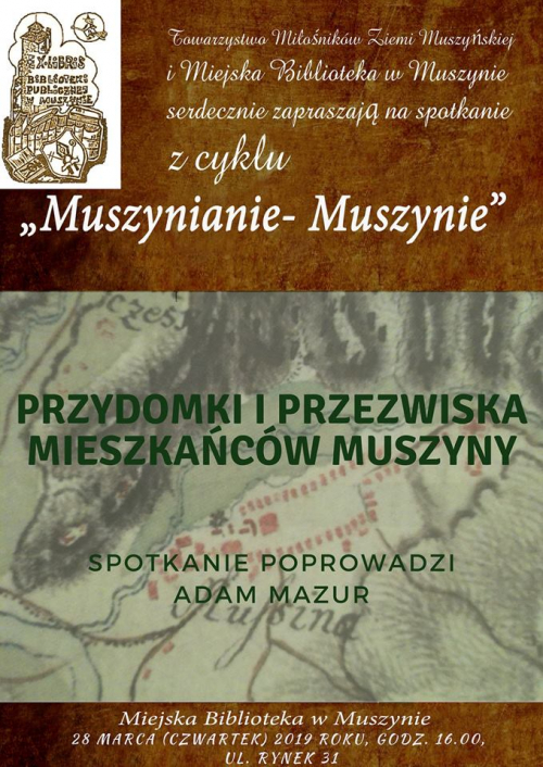 Przydomki i przezwiska mieszkańców Muszyny