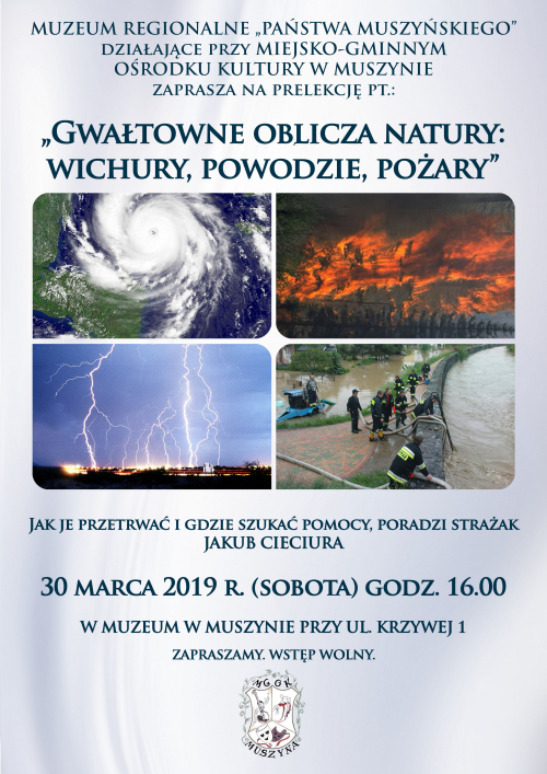 Gwałtowne oblicza natury: wichury, powodzie, pożary