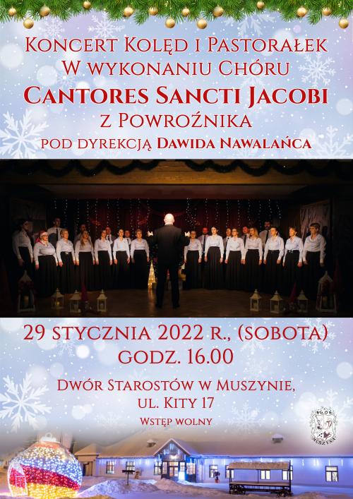 Koncer kolend i pastorałek w wykonaniu chóru Cantores Sancti Jacobi