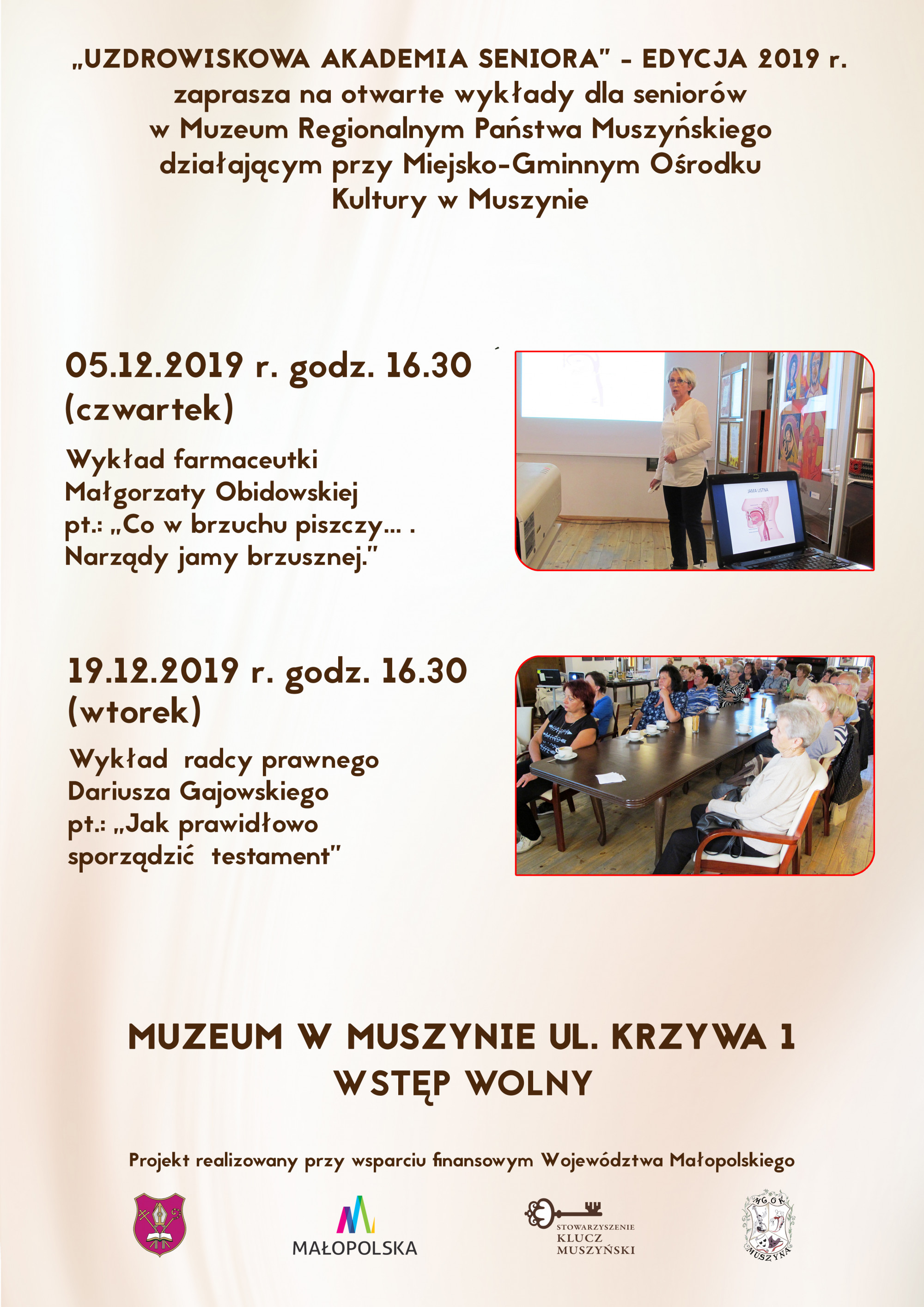 Otwarte wykłady dla seniorów