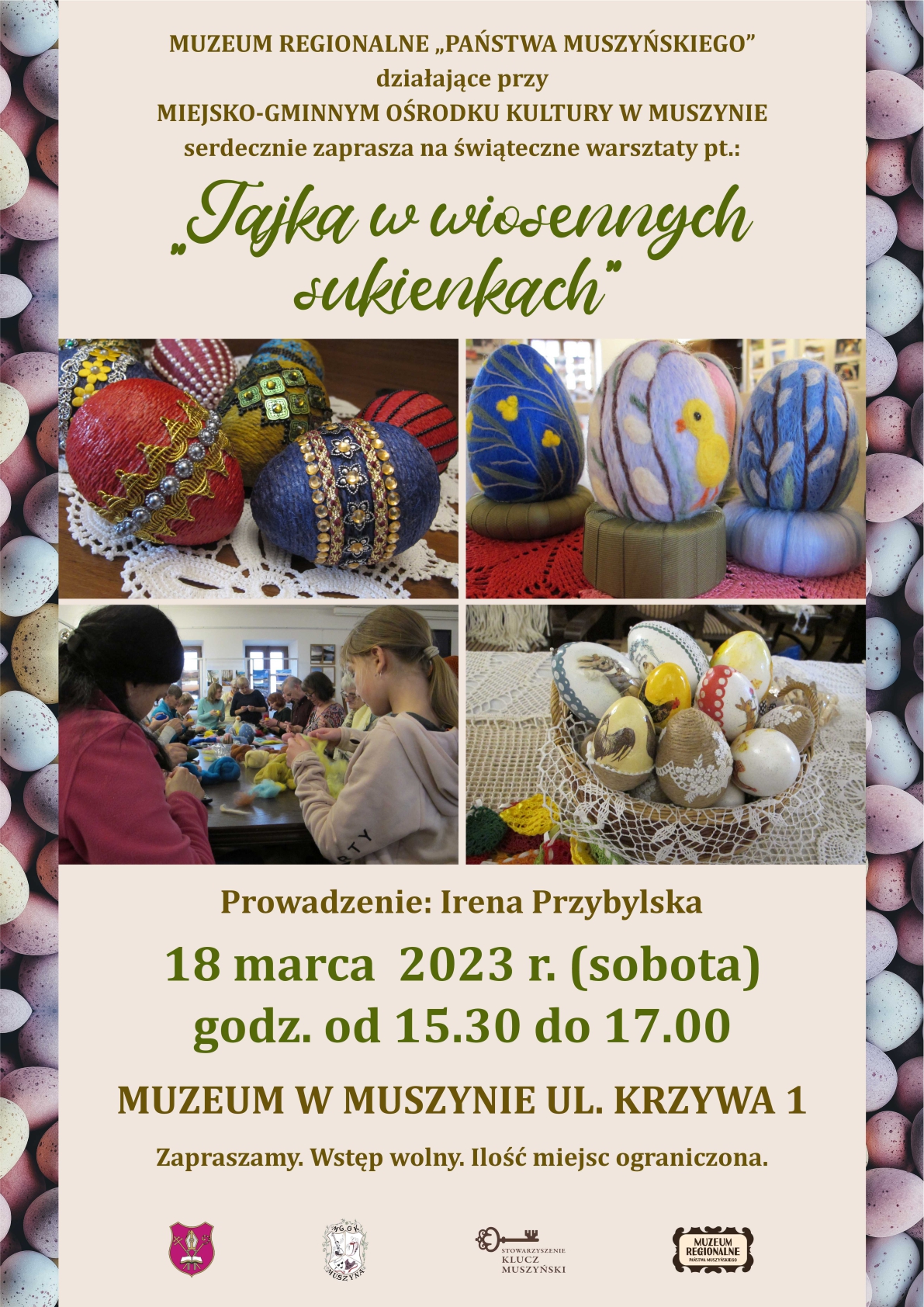 Jajka w wiosennych sukienkach