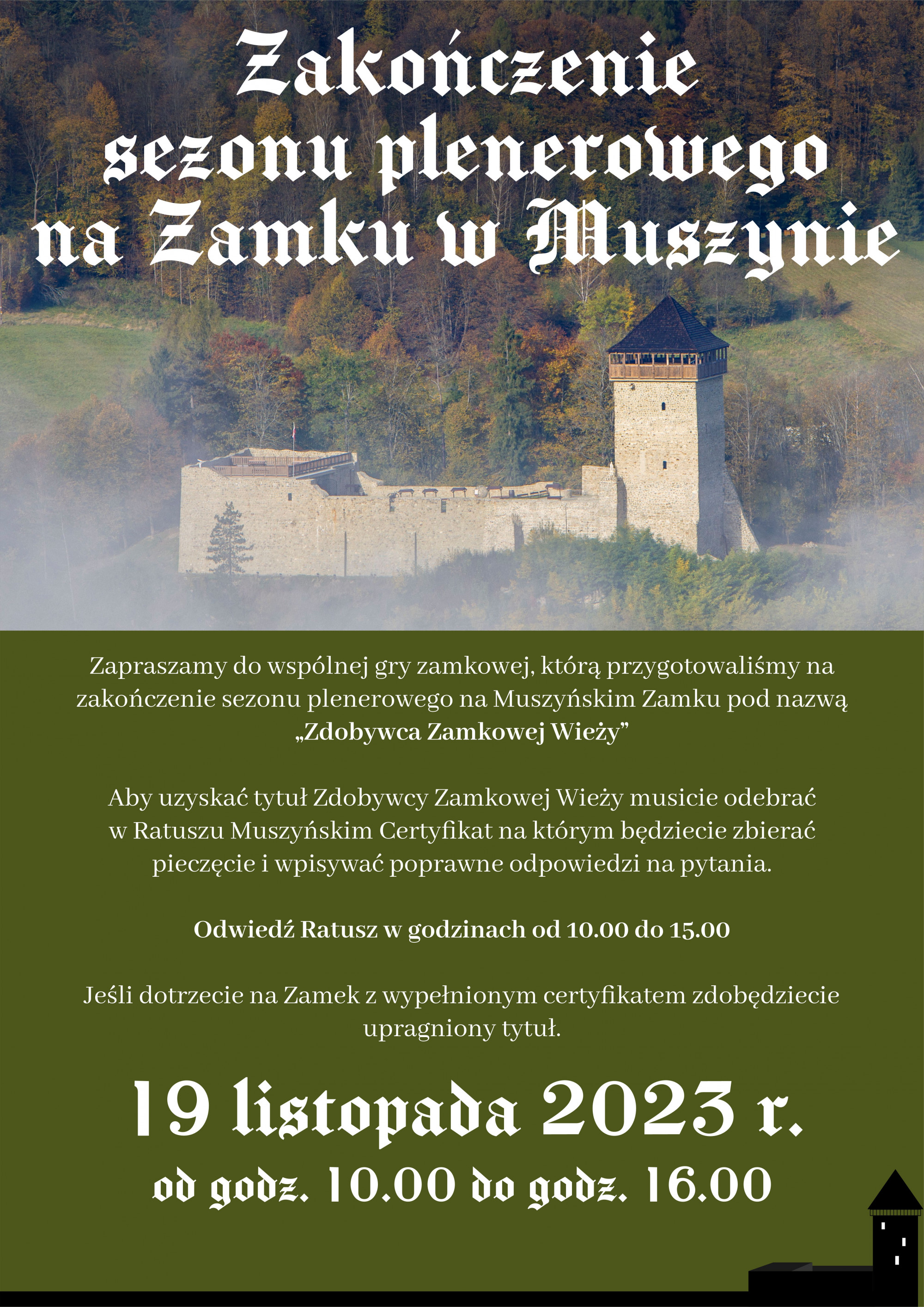 Zakończenie sezonu plenerowego na zamku w Muszynie