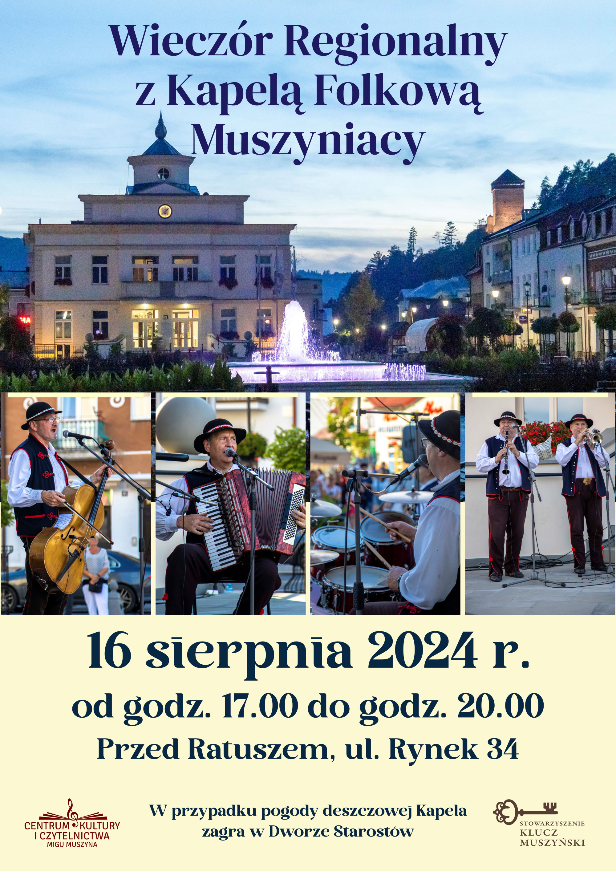 Wieczór folkowy z kapelą Muszyniacy