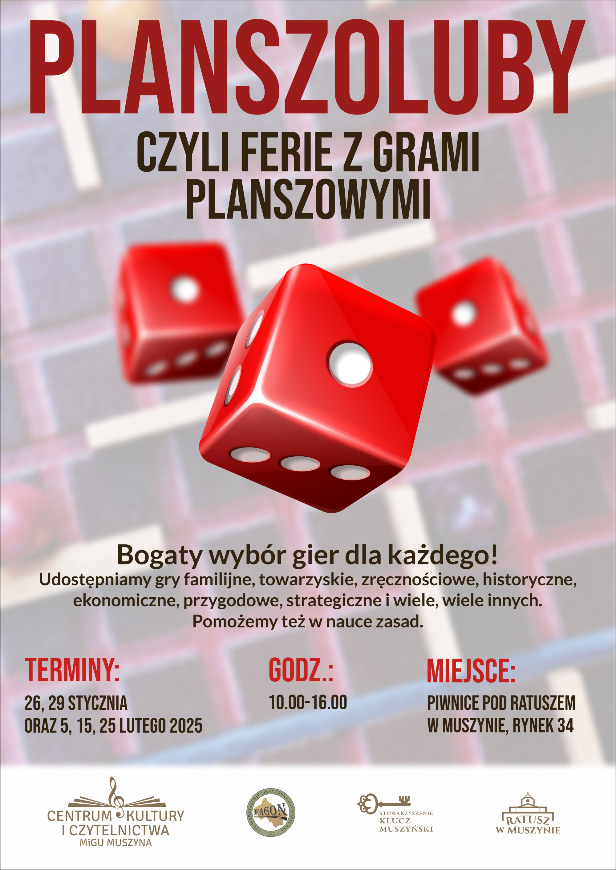 Planszoluby - czyli ferie z grami planszowymi