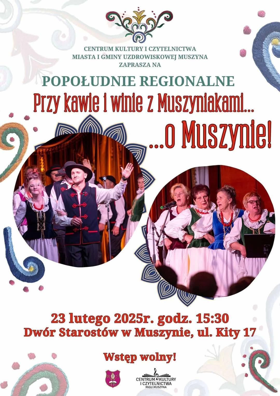 Popołudnie regionalne przy kawie i winie z Muszyniakami