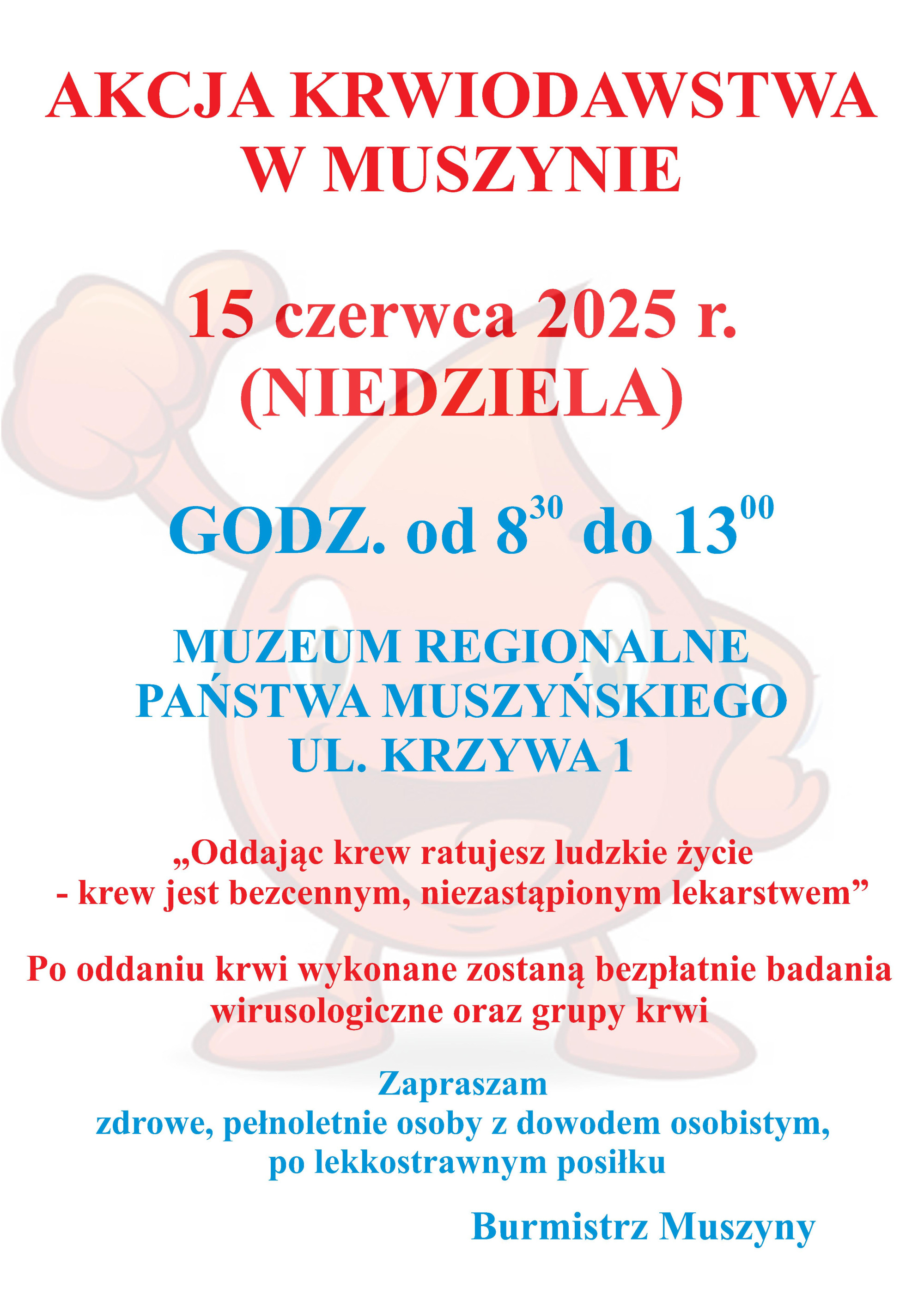 Akcja krwiodawstwa w Muszynie