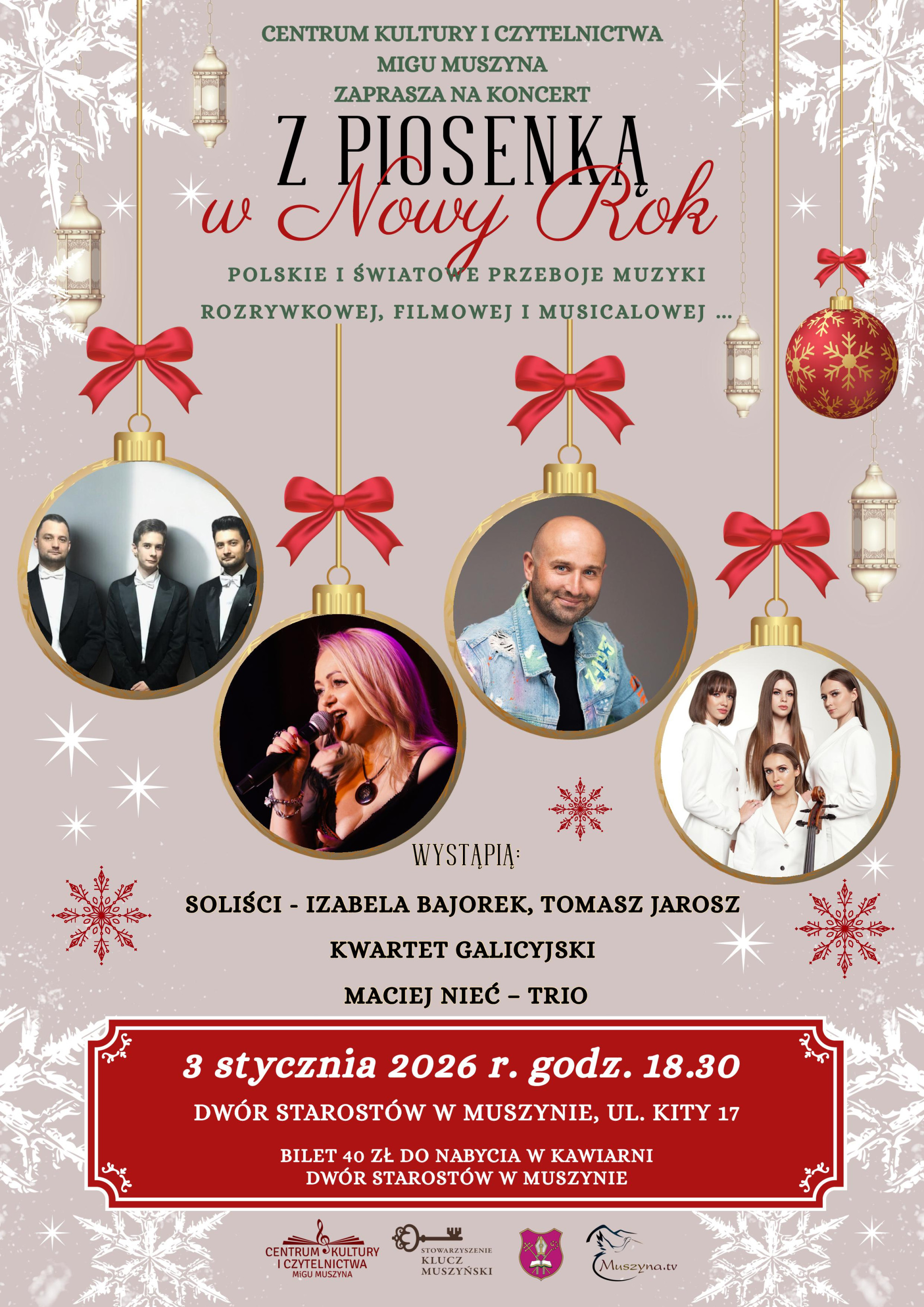 Z piosenką w Nowy Rok