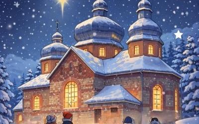 Pasterka w kościele pw. św. Anny w Żegiestowie