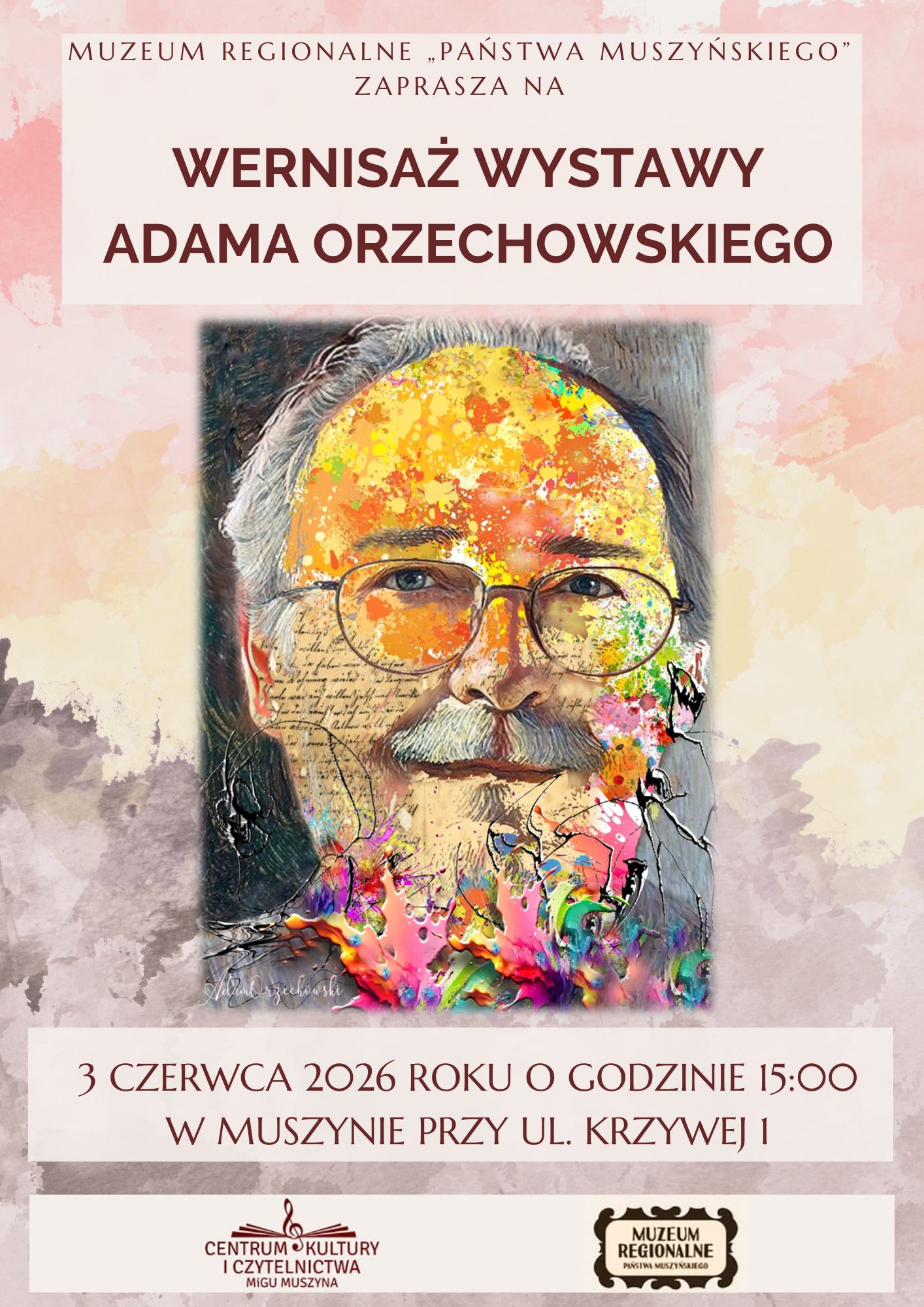 Wernisaż wystawy Adama Orzechow