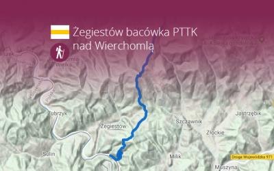 Żegiestów bacówka PTTK nad Wierchomlą