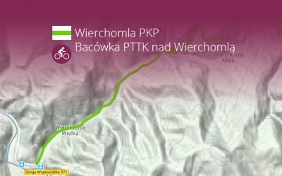 Wierchomla PKP - Bacówka PTTK nad Wierchomlą