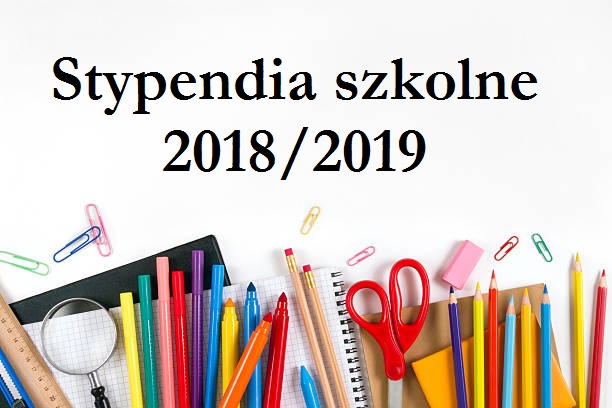 Stypendium szkolne na rok 2018/2019