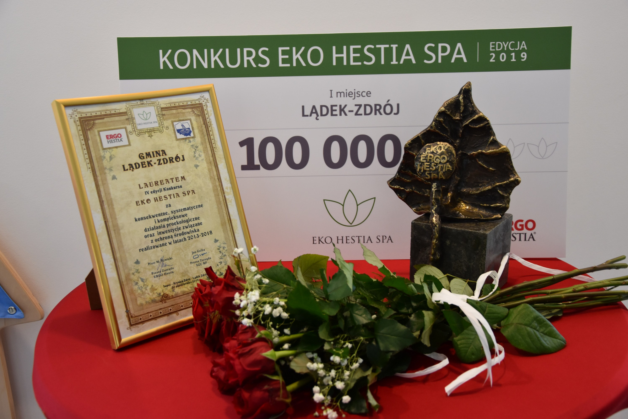 Główna nagroda IV edycji konkursu EKO HESTIA SPA dla Lądka-Zdroju!