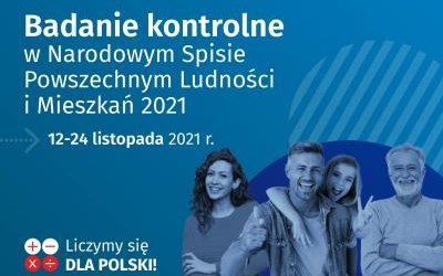 Badanie kontrolne w Narodowym Spisie Powszechnym Ludności i Mieszkań 2021