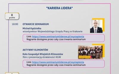 Małopolskie seminarium liderów aktywnych dla rozwoju