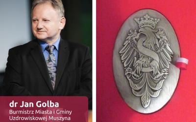 Doktor Jan Golba uhonorowany Medalem Senatu Rzeczypospolitej Polskiej