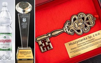 Muszynianka sp. z o.o. Honorowym Ambasadorem Miasta i Gminy Uzdrowiskowej Muszyna