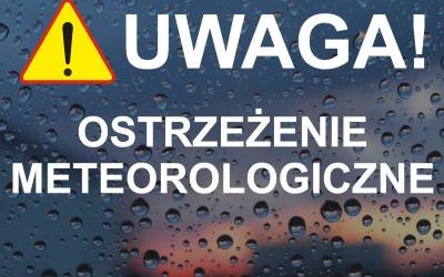Ostrzeżenie meteorologiczne - 21-22.08.2025 r.