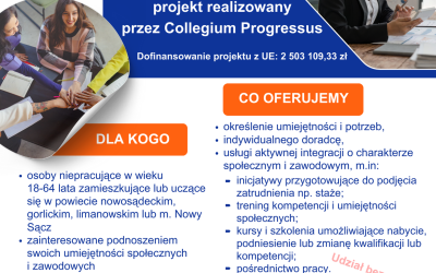 Kompleksowy program reintegracji społecznej i zawodowej mieszkańców subregionu sądeckiego metamorfozy 2