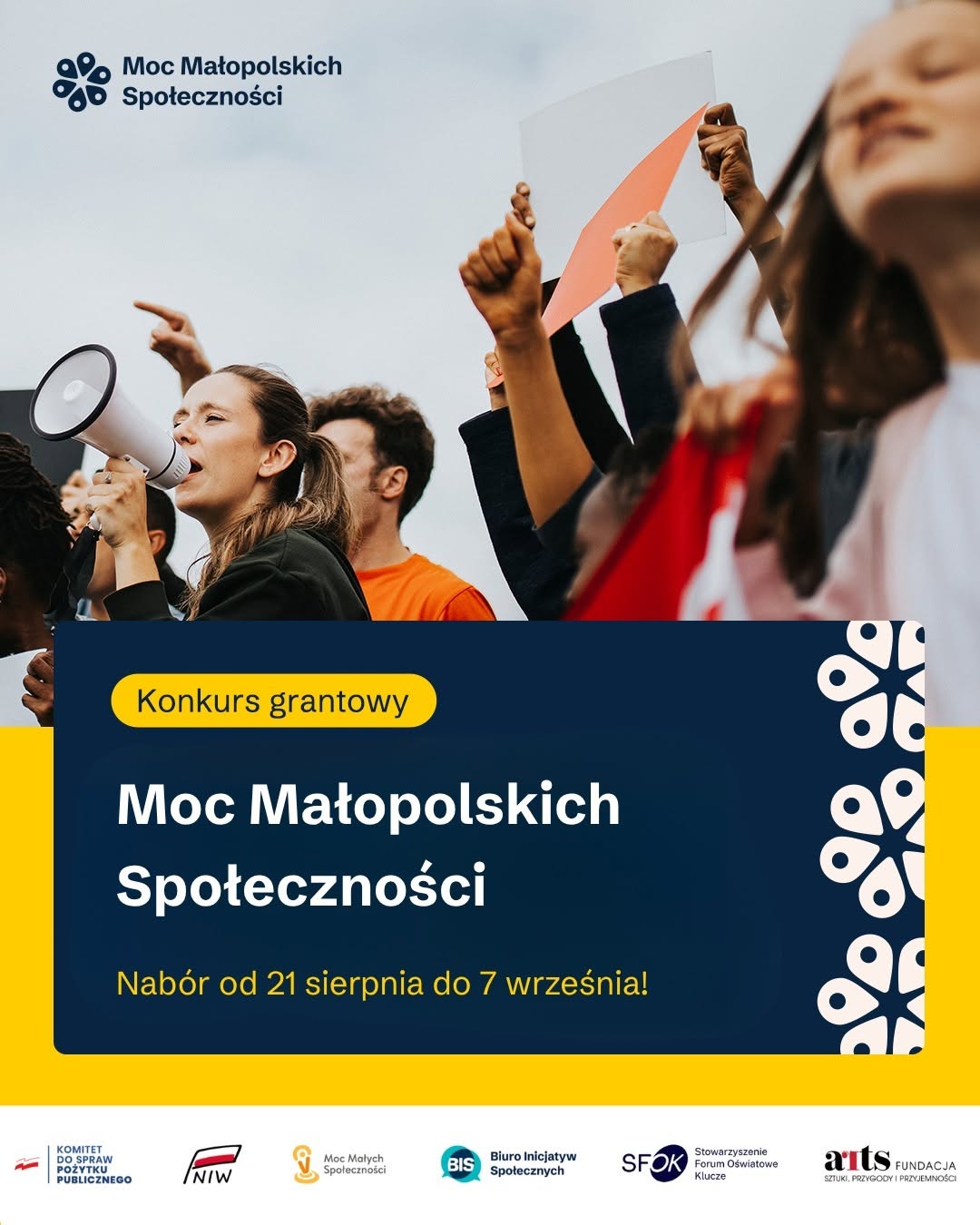Do 7 500 zł na działania lokalne. Ruszył nabór w konkursie Moc Małopolskich Społeczności 2026