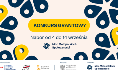 4 września rusza konkurs grantowy „Moc Małopolskich Społeczności”